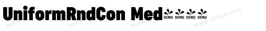 UniformRndCon Med字体转换
